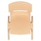 Flash Furniture Natural Plastic Stackable School Chair with 12" Seat Height, PK10 10-YU-YCX-001-NAT-GG - alternate 4